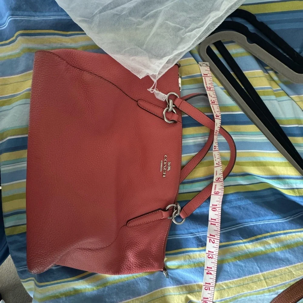 Coach Coral Leather Kelsey Bag